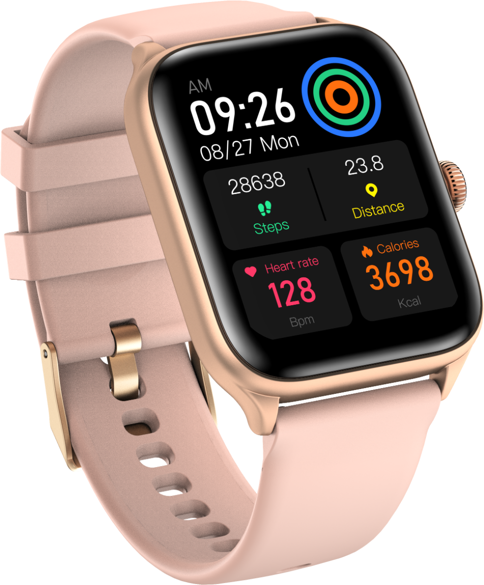 Smartwatch S20SWB Cuadrado Rosa Sansei Tienda Newsan