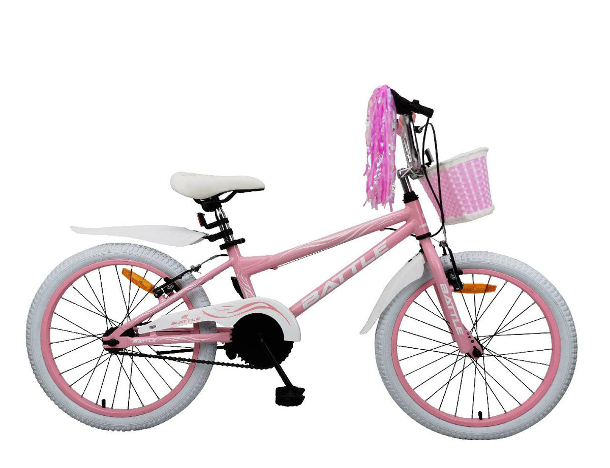 Canasto Bicicleta Infantil Niña Frutilla Rodado 12 16