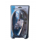 Set De Ducha 3 Piezas Genérico Acero Inoxidable y Plástico