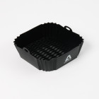 Recipiente Silicona Atma Para Freidora De Aire Negro