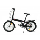 Bicicleta Plegable Rodado 20 Negra Battle