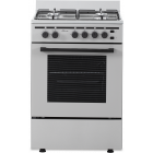 Cocina Multigas Siam Csi-cm56m 4 Hornallas 56cm Color Plata - Plateado