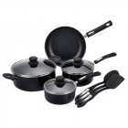 Set De Ollas Hamilton Beach 10 Piezas Negro