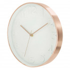 Reloj de Pared Cobre y Blanco 30.5cm