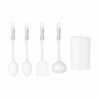 Set De Utensillos Hamilton Beach 5 Piezas Silicona Blanco