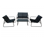 Juego De Mesa Con Sillas Proline De Hierro Exterior