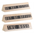 Cartel De Escritorio Con Citas Madera Cartel De Escritorio