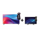 Combo Smart Tv 65 Pulgadas Uhd 4k + Tv LED 24 Pulgadas Noblex