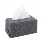 Caja Para Carilinas De Fieltro Gris Oscuro