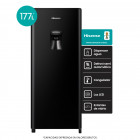 Heladera Single Door Hisense 177L Negra