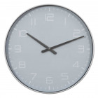 Reloj De Pared Silencioso 50cm Gris Oscuro Gris