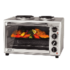 Horno eléctrico Grill con 2 anafes superiores 50 lt Atma