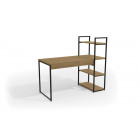 Escritorio con Estantería tipo Industrial Atma