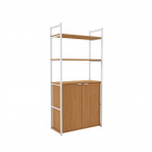 Estanteria Atma Home Estilo Industrial De 3 Niveles 151x72x33 Blanco