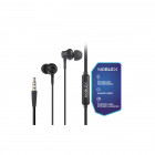Auricular In Ear con Microfono Negro Noblex