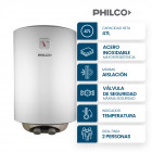 Termotanque eléctrico PHTE050B2 50lt Philco