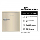 Heladera Siam Bajo Mesada Retro 43 Lts Crema Cycle Defrost