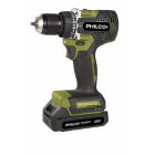 Taladro Percutor 20v Inalambrico Philco Brushless + Maletín
