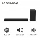 Barra de Sonido LG 300W Subwoofer Bluetooth