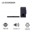 Barra De Sonido LG 160W con Subwoofer Bluetooth 