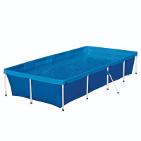 Pileta Rectangular Mor 3000L Acero Lona PVC