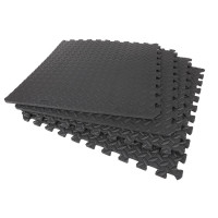 Piso Encastrable Proline Material Ecológico 60 X 60 Cm Color Negro