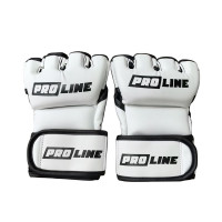 Guantes De Artes Marciales Mixtas Proline Talle M Blancos