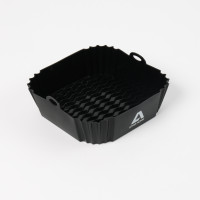Recipiente Silicona Atma Para Freidora De Aire Negro