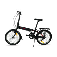 Bicicleta Plegable Rodado 20 Negra Battle