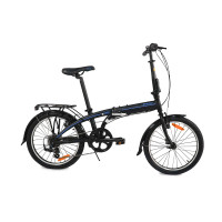 Bicicleta Yoga Plegable Rodado 20 Negra Philco