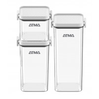 SET DE FRASCOS HERMETICOS 600ML/1240ML/1770ML