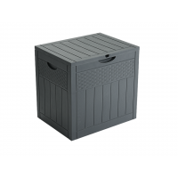 Caja De Guardado Exterior Proline Gris De Polipropileno