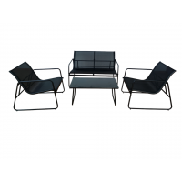 Juego De Mesa Con Sillas Proline De Hierro Exterior