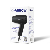 Secador de Pelo Arrow 1200W Negro