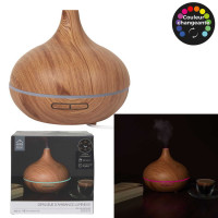 Difusor LED Con Acabado En Madera