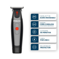Cortapelo Inalámbrica Philco Lighting Trimmer