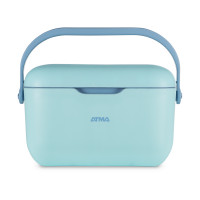 Heladera Conservadora Atma Vintage 20L Manija y Correa Intercambiables Celeste