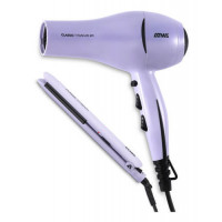 Atma Ck4020p Titanium Beauty Set Secador + Planchita De Pelo