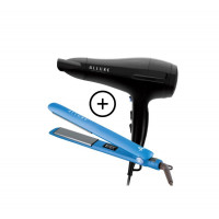 Combo Planchita Titanium 230° + Secador de Pelo Ionico Allure