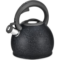 Pava Silbadora Hamilton Beach 3L Negra Con Mango Suave