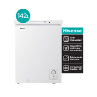 Freezer Horizontal Hisense 142L Blanco