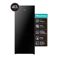 Heladera Combi Hisense 417L Negra