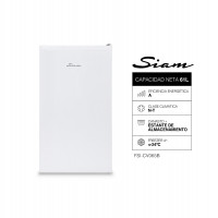 Freezer Vertical Ciclico Capacidad 65 Litros Blanco Siam