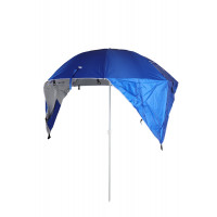 Sombrilla Con Rompeviento Reforzada Carpa Playa Proline Azul