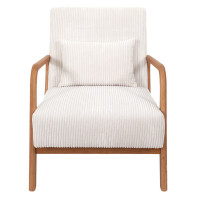 Silla Poltrona Scott Proline Estilo Nordico Beige