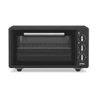 Horno Grill Eléctrico Capacidad 45 Litros 1400W Negro Atma
