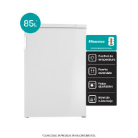 Freezer Vertical Hisense 85L Blanco