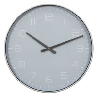 Reloj De Pared Silencioso 50cm Gris Oscuro Gris