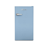 Heladera Siam Retro Bajo Mesada Celeste 83 Lts Cycle Defrost