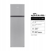 Heladera Siam Top Mount Cíclica 244L Inox - HSI-CT260X